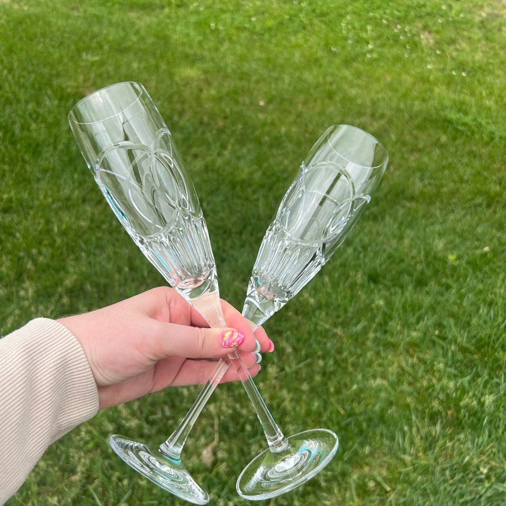 Waterford Crystal Champagne Flutes